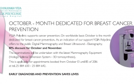 October - Breast Cancer Prevention and Information Month